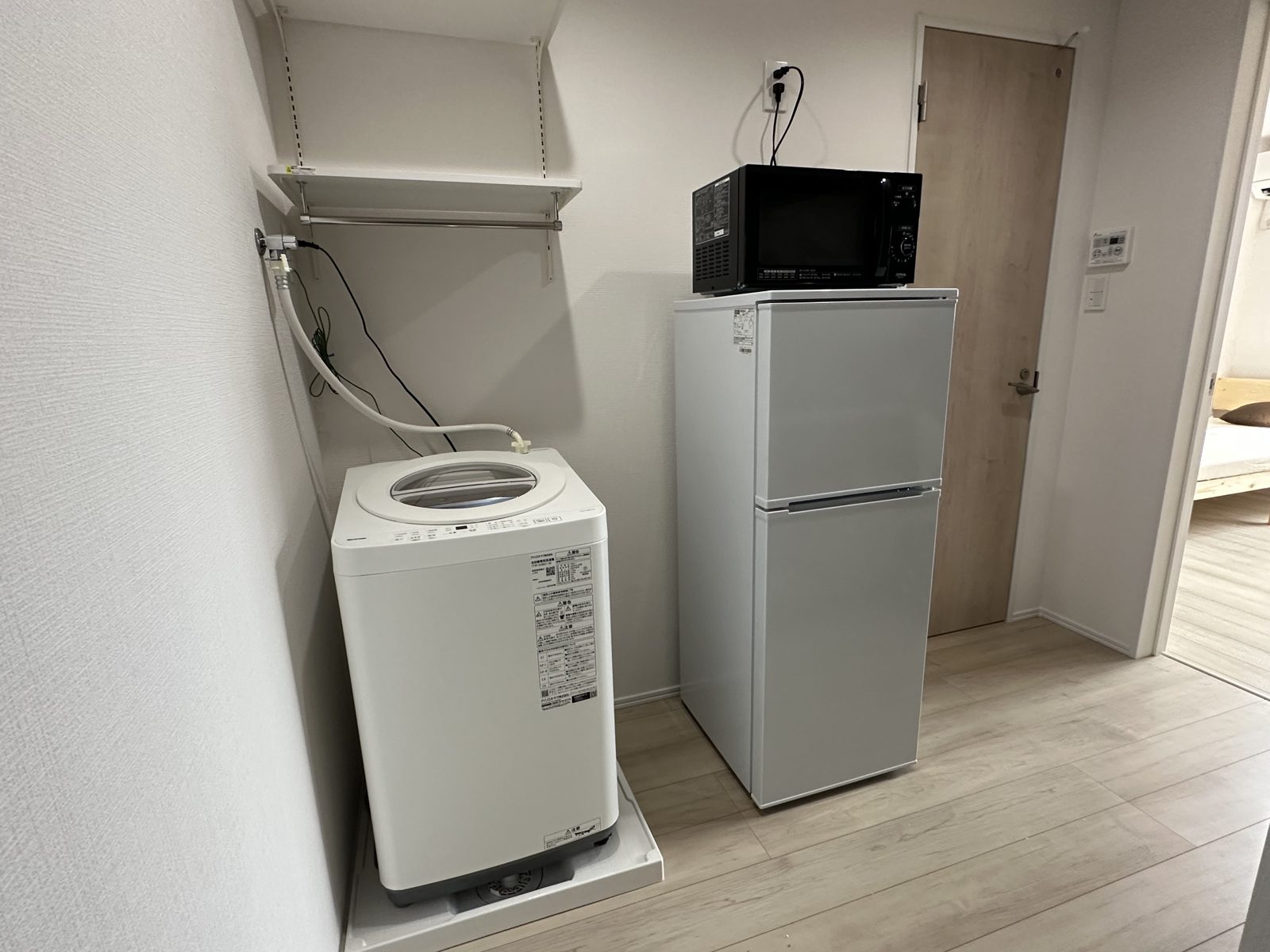 Washing machine, refrigerator and microwave